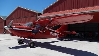 Flight in 1948 Stinson 1083 Voyager Agua Dulce Airport Taildragger FlyIn  Onboard Footage GoPro [upl. by Shimberg]