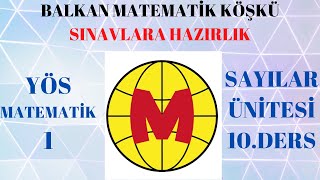 YÖS MATEMATİK 1Bölme ve Bölünebilme Kuralları1 10 DERS [upl. by Polad206]