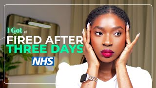 I Got Fired After 3 Days At My NHS Job  Not Clickbait storytime 9to5life [upl. by Koloski]