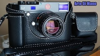 Arte Di Mano Half Case for the Leica M 240 with Grip [upl. by Ahsinelg]