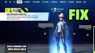 Fortnite FIX ✅ Matchmaking Error 1 In Fortnite Matchmaking Error 1 [upl. by Ahsetra186]