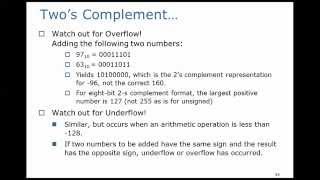 A Brief Intro to Digital Logic Complementary Arithmetic  twos complement DA06 [upl. by Lehsar]