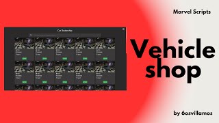 FiveM  ESX Free  Vehicleshop [upl. by Marella]