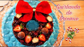 GUIRLANDA DE BROWNIE  RECEITAS DE NATAL [upl. by Philoo]