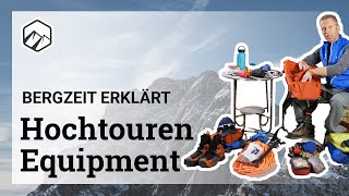 Hochtour Ausrüstung amp Tipps zum Rucksackpacken  Bergzeit [upl. by Gray]