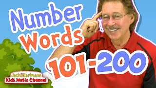 Number Words  101200  Jack Hartmann [upl. by Vookles34]