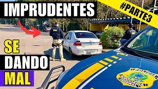 Parte 3 Motoristas IMPRUDENTES SE DANDO MAL Partjuliopmrv Víd 2 direcaodefensiva dashcam prf [upl. by Honig]