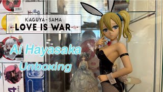 Ai Hayasaka  Bunny Girl From FREEing  Scale Figurine Unboxing [upl. by Ahsiekam]