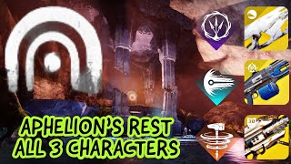 Legend Lost Sector Aphelions Rest on all Classes  Destiny2 Season of the Wish [upl. by Ambie754]