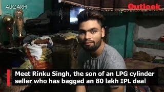 Meet Rinku Singh the son of an LPG cylinder seller who has bagged an 80 lakh IPL deal [upl. by Aretse447]