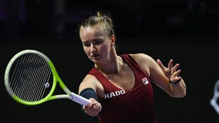 Wimbledon champion says I am not a robot and addresses concerns at WTA Finals [upl. by Airamas]