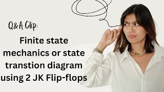 JK filpflopsstate elimination methodFAFLConversionstate transtion diagramfinite statr mechanics [upl. by Rawlinson]