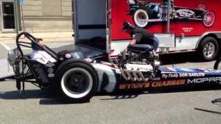 Don Garlits fires up his Swamp Rat [upl. by Ilera]