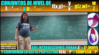 Conjuntos nivel fxyyx gwz Sus intersecciones fibran S¹ y S³ Conforman ℝP¹ y ℂP¹Efraín Vega [upl. by Niels]