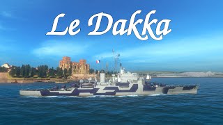 World of Warships Blitz  French premium cruiser quotColbertquot review [upl. by Acinoryt301]