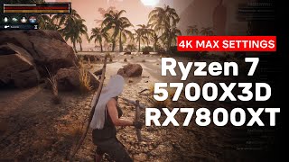 ✨ 5700X3D  RX 7800 XT 4K 60FPS🔥 CONAN EXILES🔥 ULTRA SETTINGS [upl. by Davita]