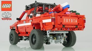 LEGO TOYOTA HILUX PICKUP TRUCK 1984 remote controlled 4x4 toy  INSTRUCTION [upl. by Neerual]