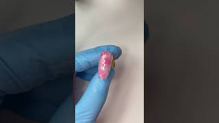 Blooming gel effect💅 easy nail art design youtubeshorts nailart fypシ゚viral design [upl. by Walworth160]