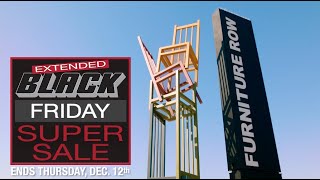 Save Room for Dessert and Save Big During the Extended Black Friday Super Sale at Furniture Row [upl. by Child626]