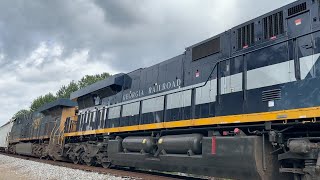 Test CSX New Georgia Railroad Train Passed [upl. by Tressa]