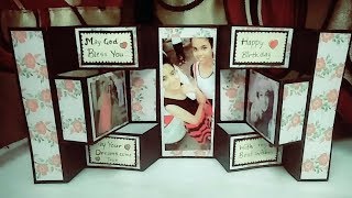 double tri shutter cardhandmade birthday card ideas for friendhow to make birthday cards [upl. by Siri]