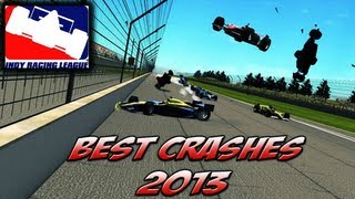 Indy Car BEST CRASHES 2013 [upl. by Eirojam]