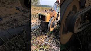 Orchard trenching machine handheld trenching machine deep 30 width 30 trenching machine part 584 [upl. by Arikihs]