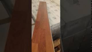 Tarima flotante de madera Jatoba 3 lamas OFERTA [upl. by Ogait]