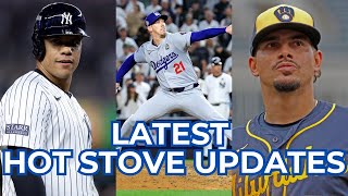 MLB Hot Stove updates Juan Soto Walker Buehler amp Willy Adames interest [upl. by Peppie]