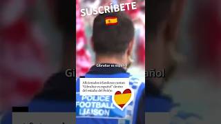 🇪🇸 AFICIONADOS IRLANDESES CANTAN quot GIBRALTAR ES ESPAÑOLquot ESTADIO DEL PEÑÓN 🇪🇸 shorts viral españa [upl. by Waechter]