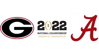 2022 CFP National Championship 3 Georgia vs 1 Alabama Highlights [upl. by Kreit]