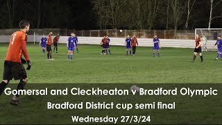 Match highlights Gomersal and Cleckheaton v Bradford Olympic [upl. by Jaye798]