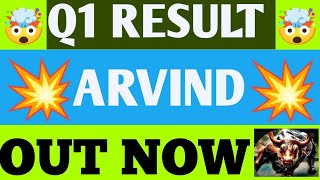 Arvind Q1 Results 2024  Arvind Share Latest News  Arvind share  Arvind Results Today  Arvind [upl. by Eyllek]