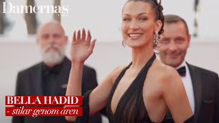 Bella Hadid  7 looks på röda mattan [upl. by Kimball]