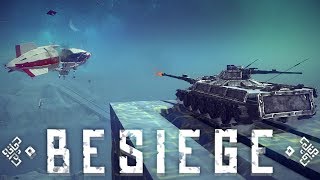 Besiege  1000 MPH Hovercraft  Airship Destroyer Tank  Besiege Best Creations [upl. by Hilda]