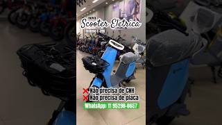 Nova Scooter Elétrica E390 400W motor BOSCH da marca Aima WhatsApp 11 952980657 scootereletrica [upl. by Tiebold678]