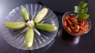 Iron Tamarind Averrhoa Bilimbi Pickle Recipe  Homemade Pickle [upl. by Eidoow]