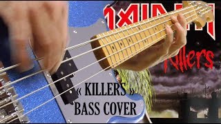 quotKILLERSquot Iron Maiden bass cover Full HD vid AND sound [upl. by Allebara]