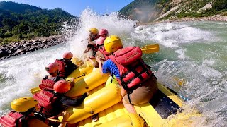 River rafting  adventure  Roller coaster rapid 🌊 [upl. by Yoho59]