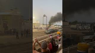 2 stroke diesel quad turbo charged at the truck pulls diesel rollingcoal truckpull [upl. by Nels]