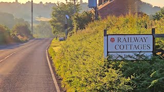 Utility Hut  Railway Cottages  WW1 Memorial  The Road to Church Brampton amp St Botolphs Church [upl. by Lemar711]