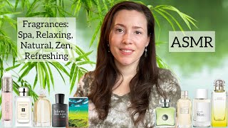 ASMR  Natural Spa Relaxing Zen Refreshing Perfume Collection  Glass Tapping amp Whispering [upl. by Goodill452]