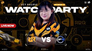 RRQ vs DFM VCT PACIFIC DEBUT MONYET VCTwatchparty [upl. by Durware]