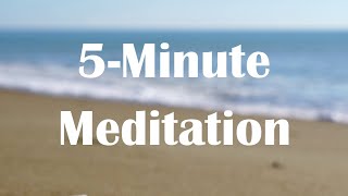 5 Minutes Mindfulness Meditation  Steps to Reduce Anxiety amp Stress No Voice [upl. by Brandt]