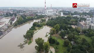 Powódź we Wrocławiu 19092024 widok z drona [upl. by Arretal]