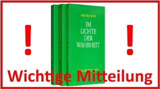 An die Leser der Gralsbotschaft „Im Lichte der Wahrheit“ [upl. by Iruam]