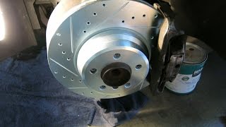 How To Replace Front Rotors  BMW E65 E66 [upl. by Eixor835]