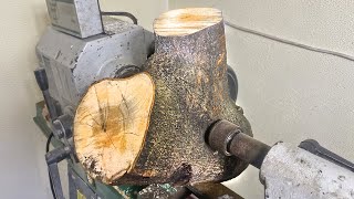 Woodturning  a natural edge plate [upl. by Sagerman]