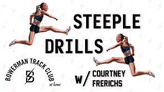 Steeplechase Drills with World Silver Medalist Courtney Frerichs [upl. by Aiduan755]