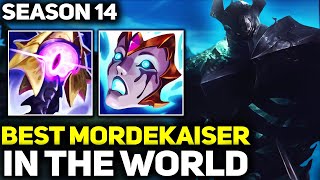 RANK 1 BEST MORDEKAISER IN SEASON 14  AMAZING GAMEPLAY  League of Legends [upl. by Asemaj146]